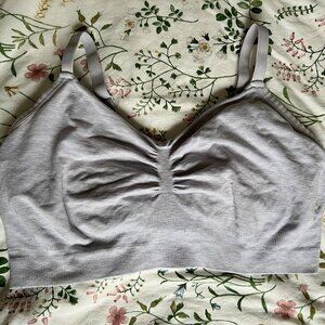 Kindred Bravely M lavender Bamboo Hands-Free Pumping Lounge & Sleep Bra